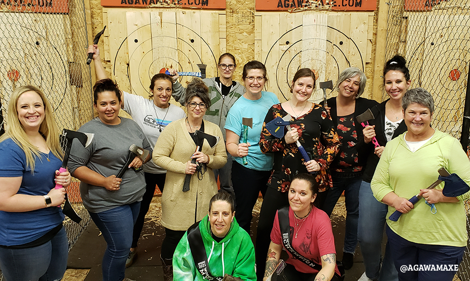 Agawam Axe House - Spring 2021 League - Women Axe Throwers