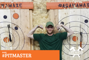 Agawam Axe House, Agawam Axe, Axe House, The Axe House, Agawam MA, Axe Throwing, Leagues, PitMaster, Pit Master