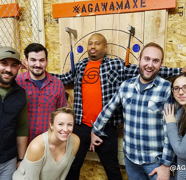 Agawam Axe House - Agawam Axe - Axe Throwing - Western Mass - Cutting edge entertainment