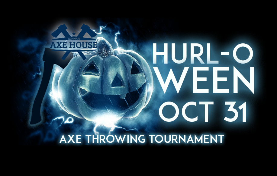 Halloween - Hurl-o-Ween axe throwing tournament at the Agawam Axe House