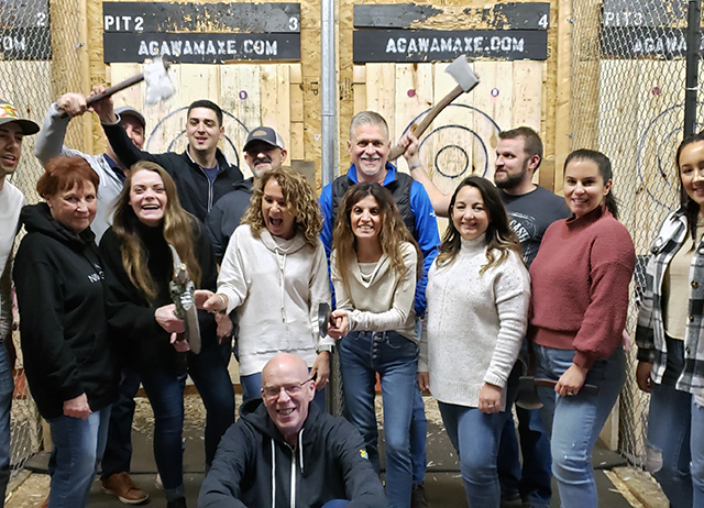 Agawam axe House - Axe throwing - Targets - Axe leagues
