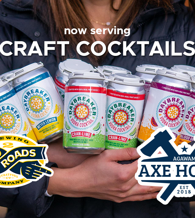Agawam Axe House is now serving Daybreaker craft cocktails