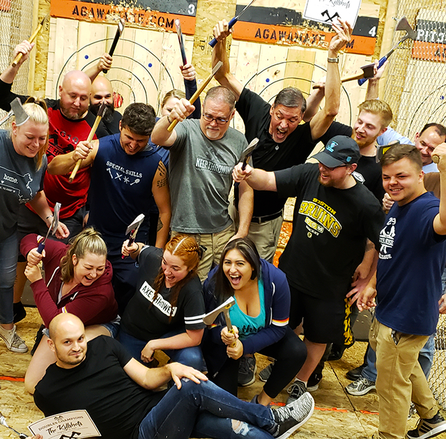 Agawam Axe House - Axe Throwing Leagues for beginners.