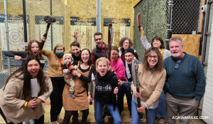 Agawam Axe House, axe throwing in western mass. Some of our amazing axe throwing guests.