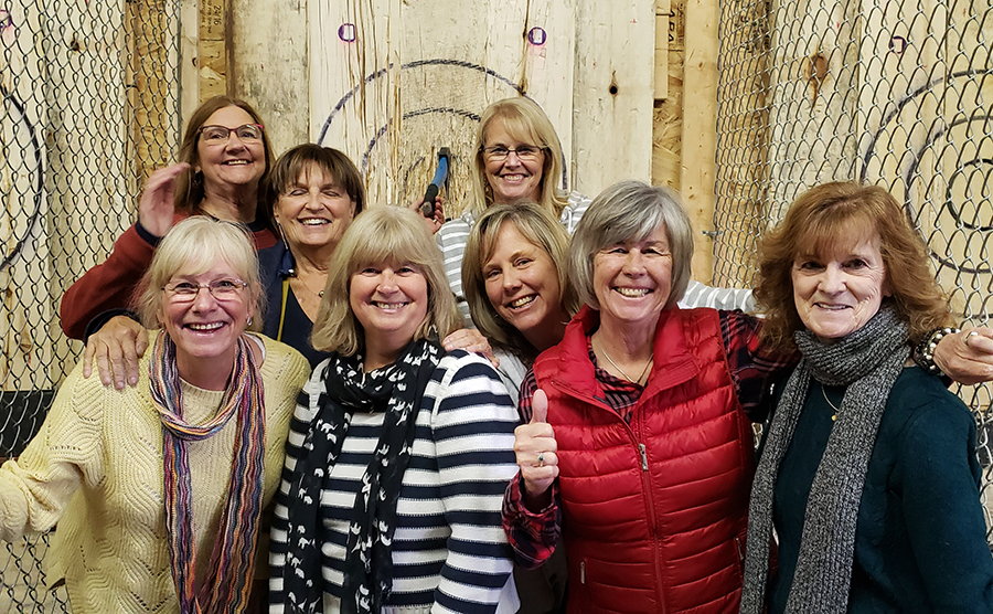 Axe throwing packages for 4-11 guests at the Agawam Axe House - Axe Throwing bar in Agawam MA